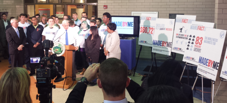 Gov. Pence introduces MADEBYME campaign